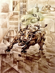 DISEGNI E ACQUARELLI - CARLO CONSOLI - AREZZO